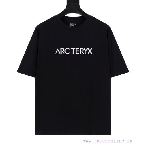 Arc'teryx Ancestor ARC25SS Chest Printed Logo Short Sleeved T-shirt Is Made Of 60 Double Strand lhsopqta