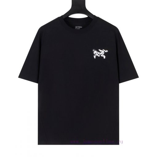 (Chain Style)Arc'teryx Ancestral Bird ARC24SS Back Nine Palace Grid Printed Logo Short Sleeve T 5fg613l5 - Image 2