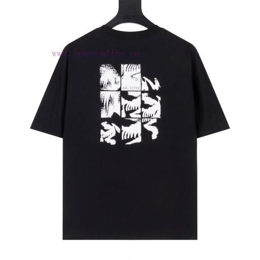 (Chain Style)Arc'teryx Ancestral Bird ARC24SS Back Nine Palace Grid Printed Logo Short Sleeve T 5fg613l5 - Image 3