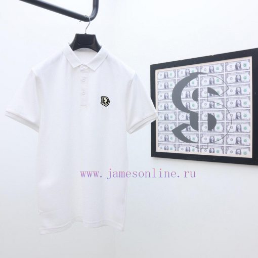 Dior's Latest Polo Short Sleeved Collar Versatile Solid Color And Dual Color Top-quality Origin h2fhyy1r - Image 2