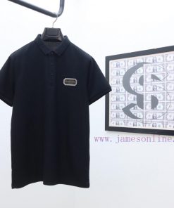 Dior's Latest Polo Short Sleeved Collar Versatile Solid Color And Dual Color Top-quality Origin 0gj7vn6l