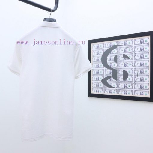 Celine's Latest Polo Short Sleeved Collar Solid Color Versatile Dual Color Top-quality Original k12likvq - Image 5