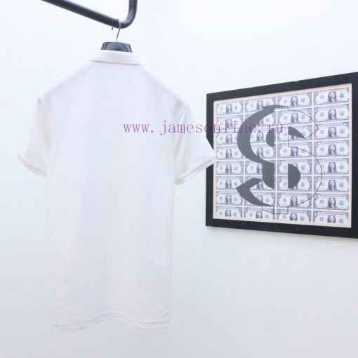 Dior's Latest Polo Short Sleeved Collar Versatile Solid Color And Dual Color Top-quality Origin n5r1db57 - Image 5