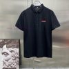 Prada's New T-shirt With A Lapel And Short Sleeved Polo Shirt Custom-made Fabric With High Brea hkd2iikt