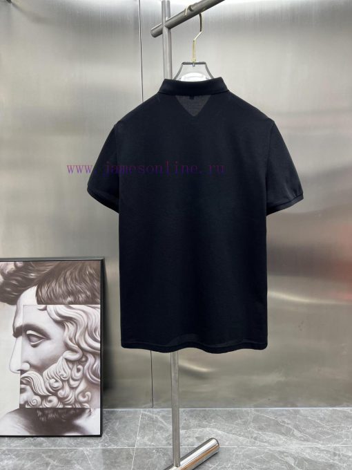 Prada's New T-shirt With A Lapel And Short Sleeved Polo Shirt Custom-made Fabric With High Brea hkd2iikt - Image 3