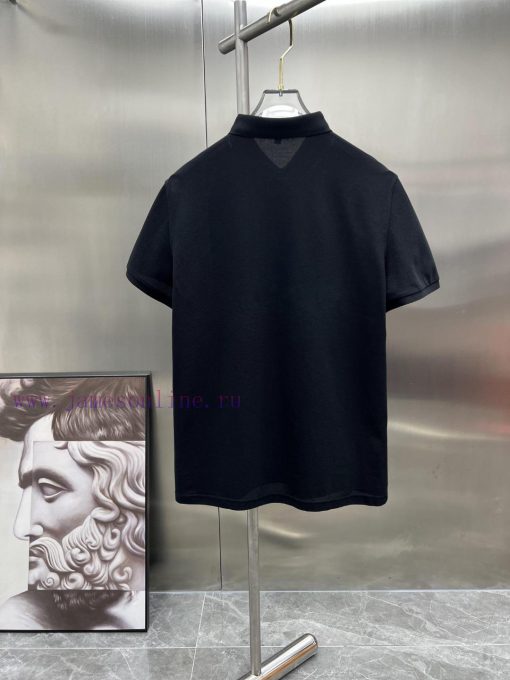 Prada's New T-shirt With A Lapel And Short Sleeved Polo Shirt Custom-made Fabric With High Brea qu55r4iv - Image 5