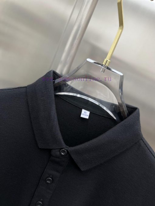 Prada's New T-shirt With A Lapel And Short Sleeved Polo Shirt Custom-made Fabric With High Brea ietudcr2 - Image 8