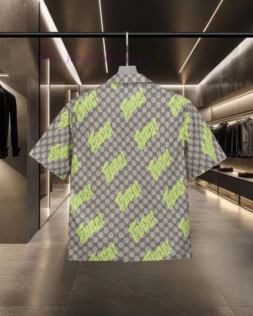 GUCCI Popular Item Is Coming! Classic Full Print Bullet Screen Double G Digital Printed Short S n5x71l97 - Image 3