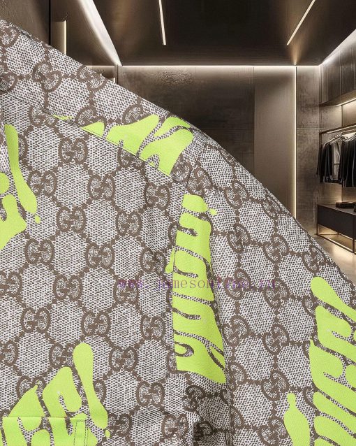 GUCCI Popular Item Is Coming! Classic Full Print Bullet Screen Double G Digital Printed Short S n5x71l97 - Image 6