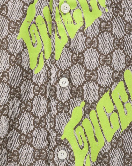 GUCCI Popular Item Is Coming! Classic Full Print Bullet Screen Double G Digital Printed Short S n5x71l97 - Image 8