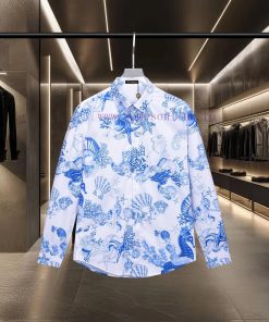 LV Louis Vuitton's Hot Selling Item Is Coming! Classic Marine Biological Printed Long Sleeved S 109em9qh