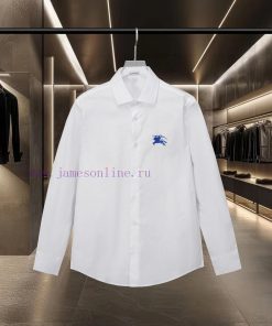 Burberry's Hot Selling Classic Style Is Coming. The Front Of The Shirt Series Is Embroidered Wi 7bn9pmcs