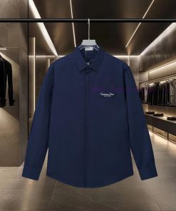 DIOR's Bestseller Is Coming! Simple And Versatile Pocket Letter Logo Slogan Embroidered Long Sl eq7i50mq