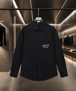 DIOR's Bestseller Is Coming! Pocket 1947 Letter Logo Embroidered Long Sleeved Shirt 2025ss Offi 0sf6vs43
