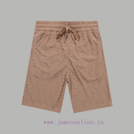 Top Differentiated CurrencyStyle Fendi FENDI Full Printed Plush Jacquard Shorts SetColor Pictur lnme5xff