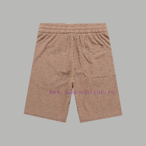 Top Differentiated CurrencyStyle Fendi FENDI Full Printed Plush Jacquard Shorts SetColor Pictur lnme5xff - Image 3