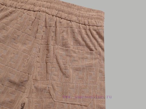 Top Differentiated CurrencyStyle Fendi FENDI Full Printed Plush Jacquard Shorts SetColor Pictur lnme5xff - Image 6