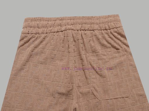 Top Differentiated CurrencyStyle Fendi FENDI Full Printed Plush Jacquard Shorts SetColor Pictur lnme5xff - Image 10
