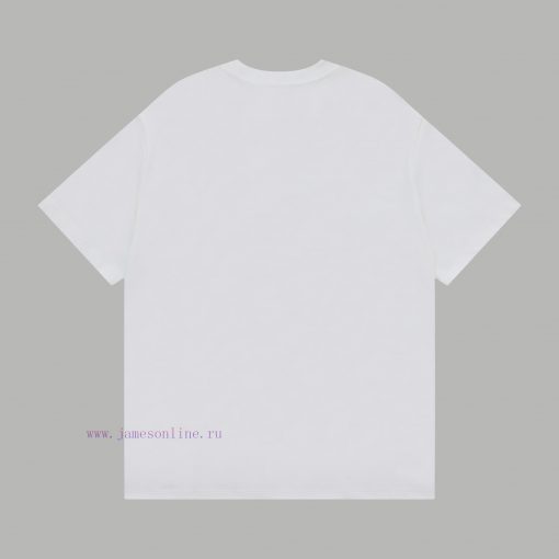 Top Differentiated CurrencyStyle Chanel Chanel Painted Craft Short Sleeved ShirtColor Picture C g2g7q23p - Image 3