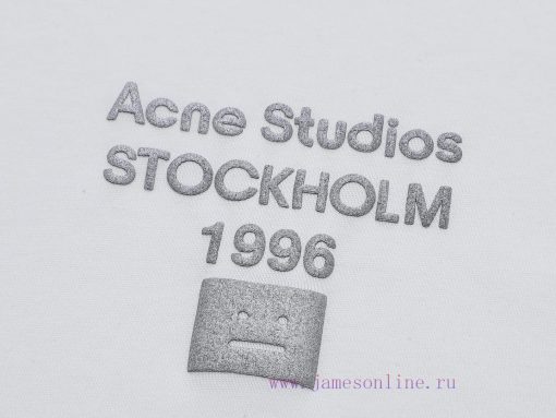 Top Differentiated CurrencyStyle ACNE STUDIOS Plush LOGO Short SleeveColor Picture ColorSize S- 7ov8qteo - Image 7