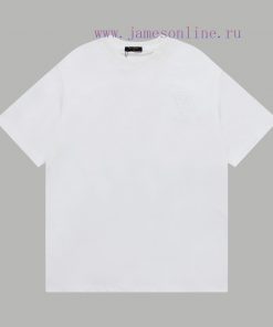 Top Differentiated CurrencyStyle Louis Vuitton LV Embroidery Size Label Short Sleeved ShirtColo u1v1torf