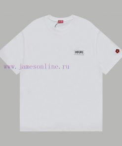 Top Differentiated CurrencyStyle Kenzo Takada KENZO Embroidered Small Flower Short SleeveColor gcfkx0cp