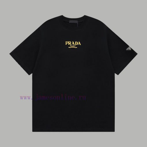 Top Differentiated CurrencyStyle Prada PRADA Silicone Three Dimensional Letter Short SleeveColo 28wedptr - Image 2