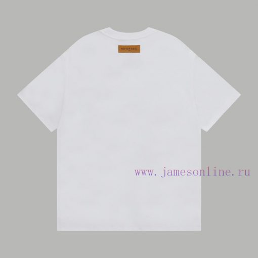 Top Differentiated CurrencyStyle LV3D Plush Short Sleeved Shirt From Louis VuittonColor Picture uthsrc4s - Image 3