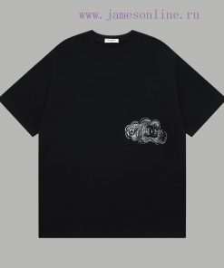 Top Differentiated CurrencyStyle Chanel Ink Logo Short SleeveColor Picture ColorSize XS-L300g D u5dihnnc