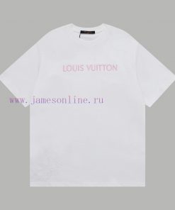 Top Differentiated CurrencyStyle Louis Vuitton LV Hidden Line Embroidery Craft Short SleeveColo vk0dgcme