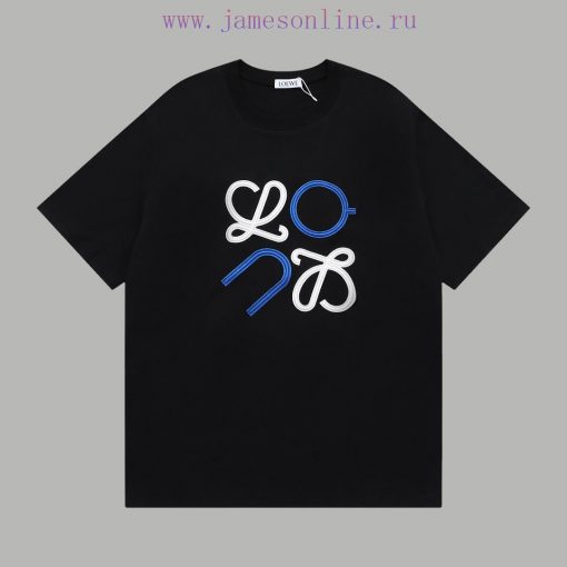 Top Differentiated CurrencyStyle: LOEWE Color Blocked Embroidered Short SleeveColor Picture Col 31l5d0y7