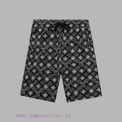 Top Differentiated CurrencyStyle Louis Vuitton LV Full Printed Jacquard Shorts SetColor Picture 0lriy1rj - Image 3