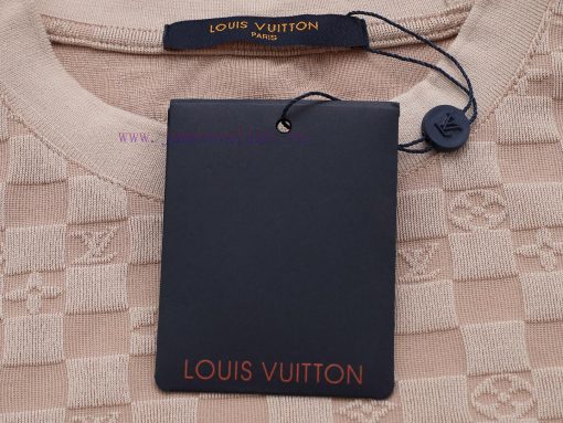 Top Differentiated CurrencyStyle Louis Vuitton LV Full Printed Jacquard Mosaic Short Sleeved Sh like1lgv - Image 6