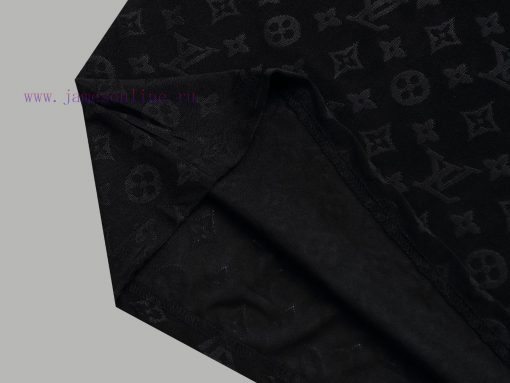 Top Differentiated CurrencyStyle Louis Vuitton LV Full Printed Jacquard Dark Patterned Short Sl mzcvzydi - Image 7