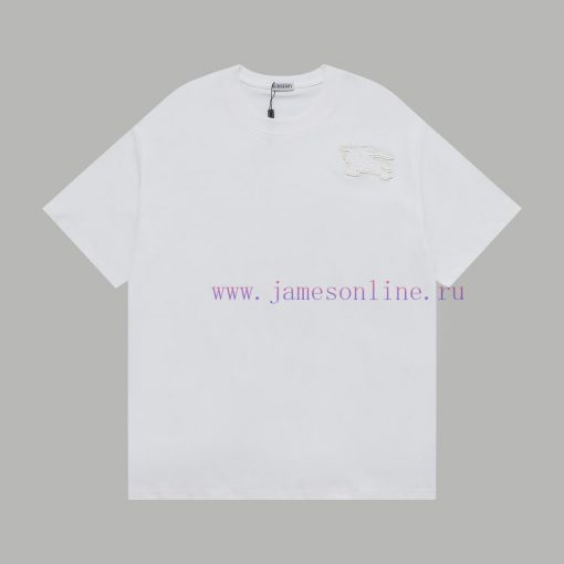 Top Differentiated CurrencyStyle Burberry Hidden Color Patch Embroidered Warhorse Short Sleeved b66xx1fm