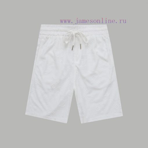Top Differentiated CurrencyStyle Louis Vuitton LV Full Printed Plush Jacquard Shorts SetColor P et9lkz8s