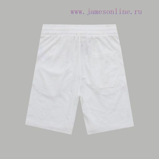 Top Differentiated CurrencyStyle Louis Vuitton LV Full Printed Plush Jacquard Shorts SetColor P et9lkz8s - Image 3