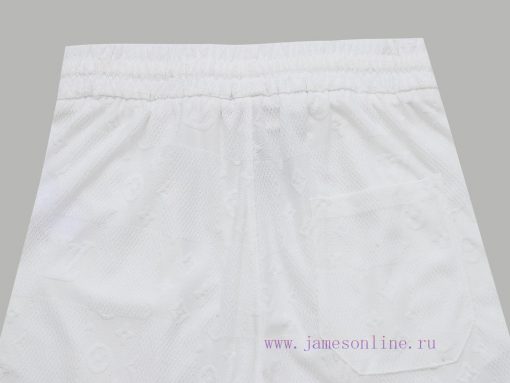 Top Differentiated CurrencyStyle Louis Vuitton LV Full Printed Plush Jacquard Shorts SetColor P et9lkz8s - Image 6