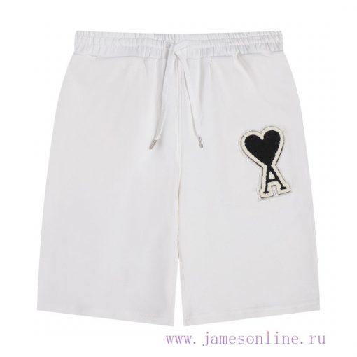 2025 Ami Spring/Summer ShortsStyle A13 AMI Classic Dazhangzai Embroidered Spring/Summer Shorts￥ s0bfjcde
