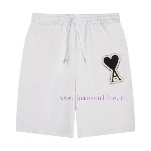 2025 Ami Spring/Summer ShortsStyle A13 AMI Classic Dazhangzai Embroidered Spring/Summer Shorts￥ s0bfjcde - Image 2