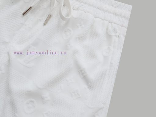 Top Differentiated CurrencyStyle Louis Vuitton LV Full Printed Plush Jacquard Shorts SetColor P et9lkz8s - Image 8
