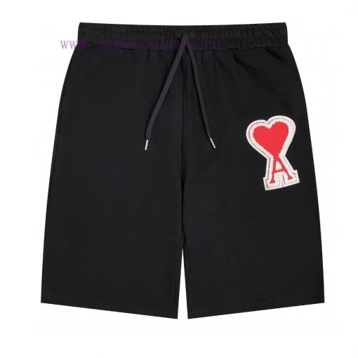 2025 Ami Spring/Summer ShortsStyle A13 AMI Classic Dazhangzai Embroidered Spring/Summer Shorts￥ 0ts3ic05 - Image 2