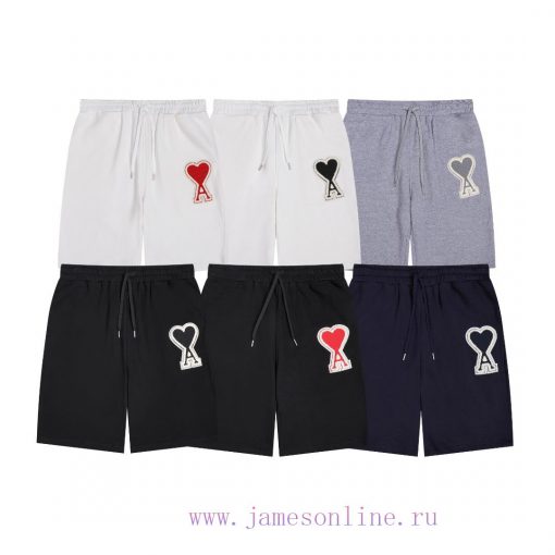 2025 Ami Spring/Summer ShortsStyle A13 AMI Classic Dazhangzai Embroidered Spring/Summer Shorts￥ 019rl700 - Image 2