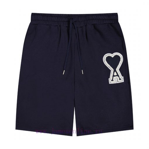 2025 Ami Spring/Summer ShortsStyle A13 AMI Classic Dazhangzai Embroidered Spring/Summer Shorts￥ 019rl700 - Image 4