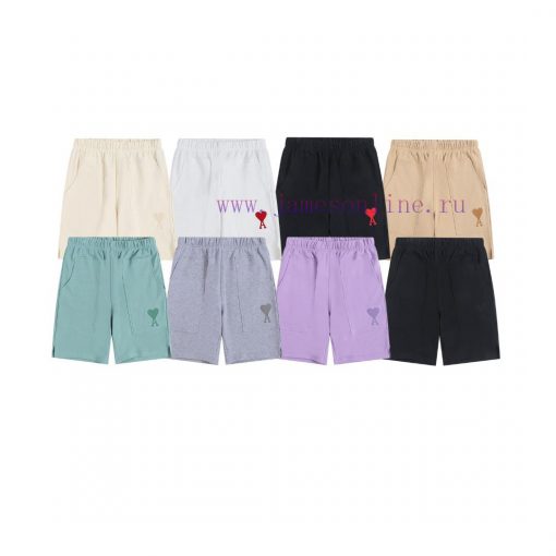 2025Ami Spring/Summer Shorts In 8 ColorsStyle A15 Ami Towel Embroidered Spring/Summer Shorts￥Ma azj5kfcc - Image 2