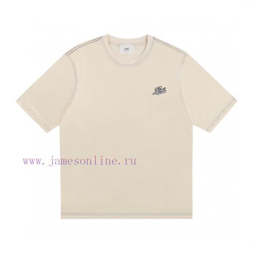 AMiu Miu 2025 Spring/Summer New T-shirt Short SleeveItem Number 121High Weight Fabric Synchroni 85zugdxo - Image 3