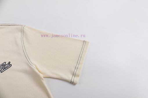 AMiu Miu 2025 Spring/Summer New T-shirt Short SleeveHigh Weight Fabric Synchronized With Detail yxv3j7d1 - Image 9
