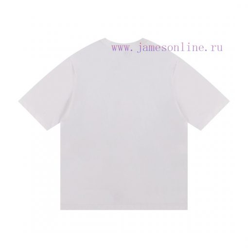 Item Number 122AMiu Miu 2025 Spring/Summer New T-shirt Short SleeveThe Craftsmanship Process Of 1nvosbvn - Image 3