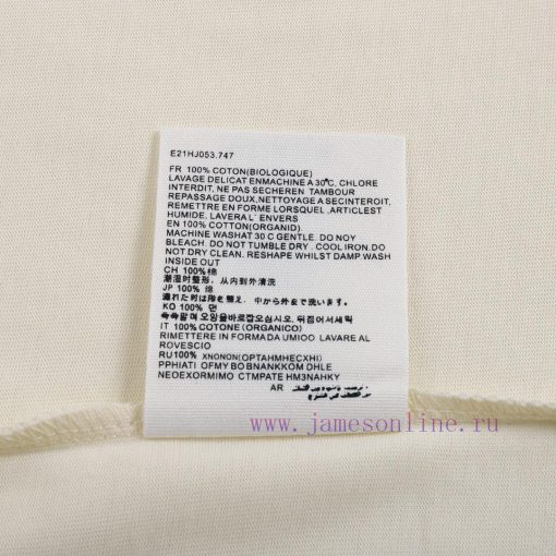 Item Number 122AMiu Miu 2025 Spring/Summer New T-shirt Short SleeveThe Craftsmanship Process Of ael7l2r0 - Image 12