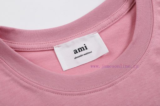 2025 Spring/Summer T-shirtStyle Number 114 Ami Diamond Shaped Large Seal Style￥Ami Spring/Summe 3ux4s8hv - Image 6